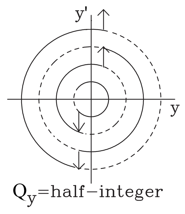 Sketch of half-integer resonance